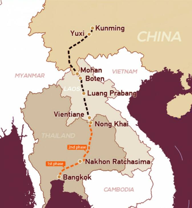 China-Laos railway now connecting cities of Kunming and Vientiane ...