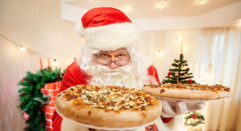 All day Santa Pizza+Buffet+Christmas special set Cantina • Wine
