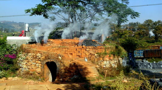 Brick kiln at shilin